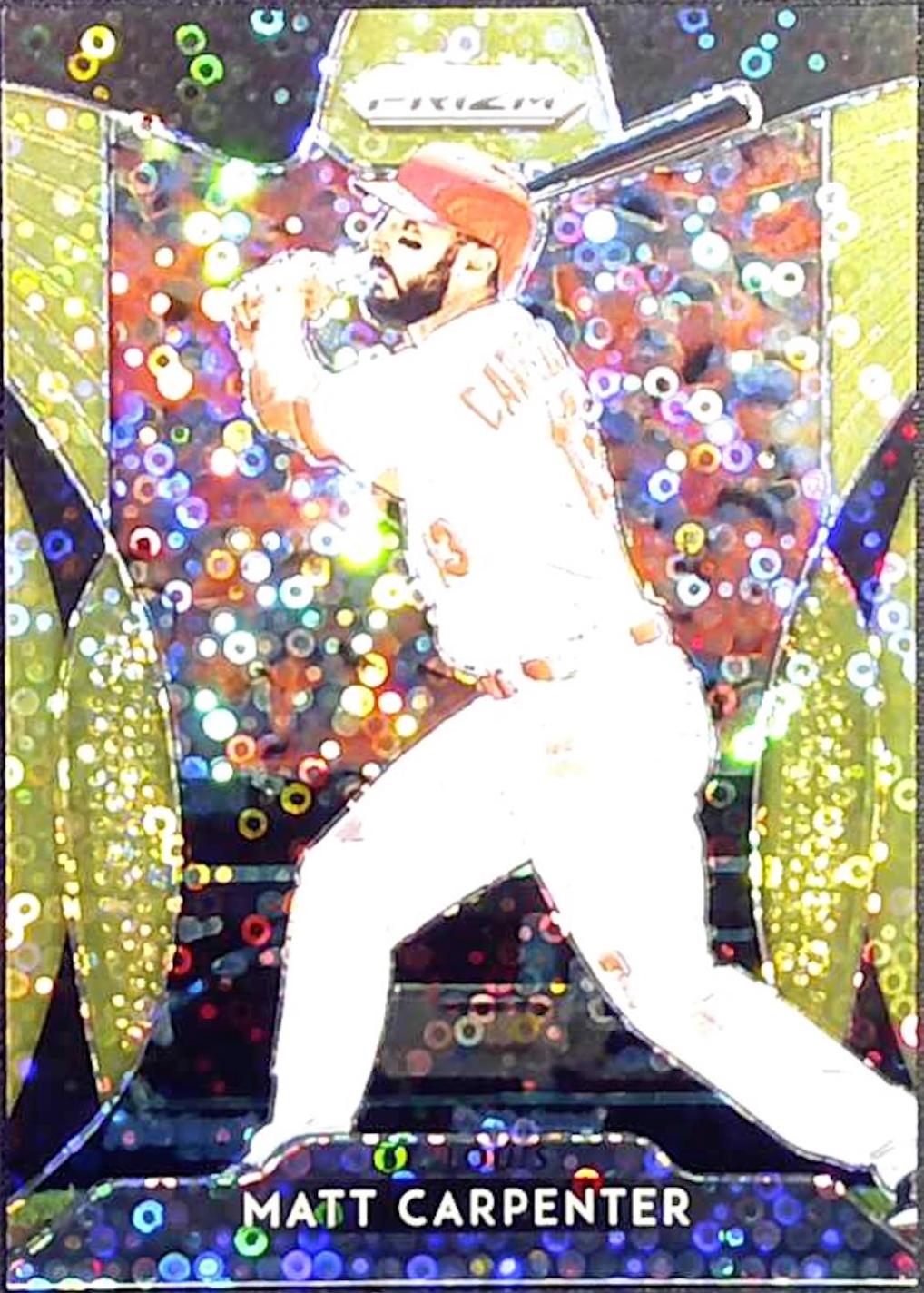 Matt Carpenter [Neon Orange Donut Circles Prizm] #174