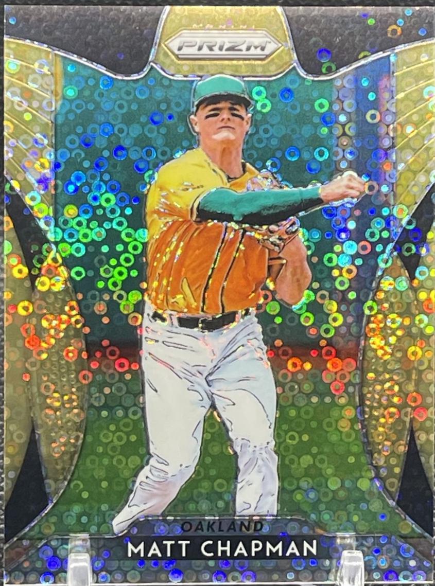 Matt Chapman [Neon Orange Donut Circles Prizm] #140