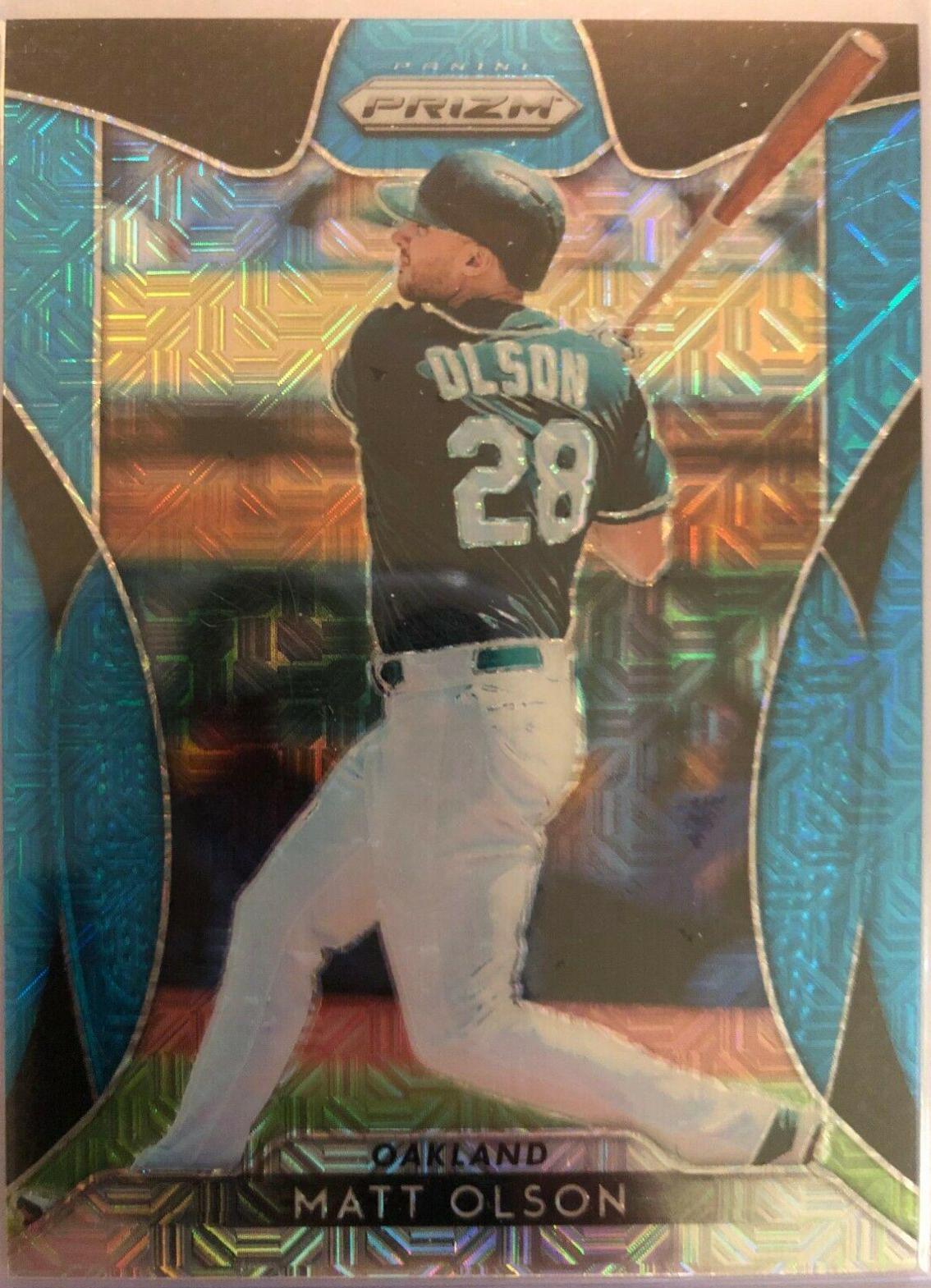 Matt Olson [Blue Mojo Prizm] #4