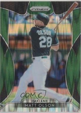 Matt Olson [Forest Green Flash Prizm] #4