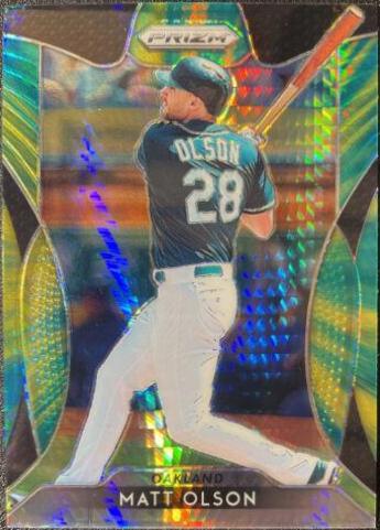 Matt Olson [Green & Yellow Hyper Prizm] #4