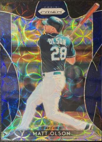 Matt Olson [Navy Blue Kaleidoscope Prizm] #4