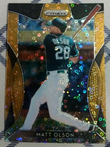 Matt Olson [Neon Orange Donut Circles Prizm] #4