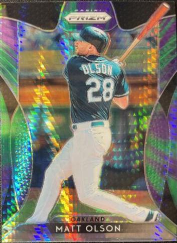 Matt Olson [Purple & Green Hyper Prizm] #4