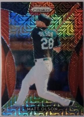 Matt Olson [Red Mojo Prizm] #4