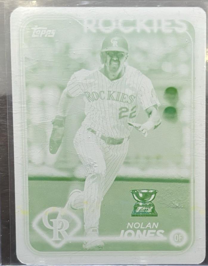 Nolan Jones [Printing Plate] #374