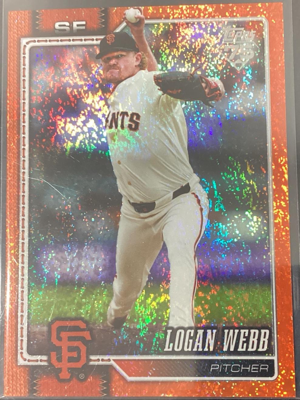 Logan Webb [Orange Sandglitter] #69