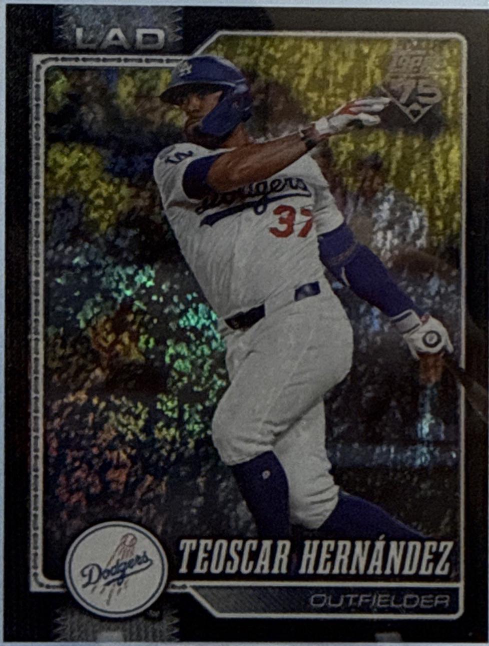 Teoscar Hernandez [Black Sandglitter] #251