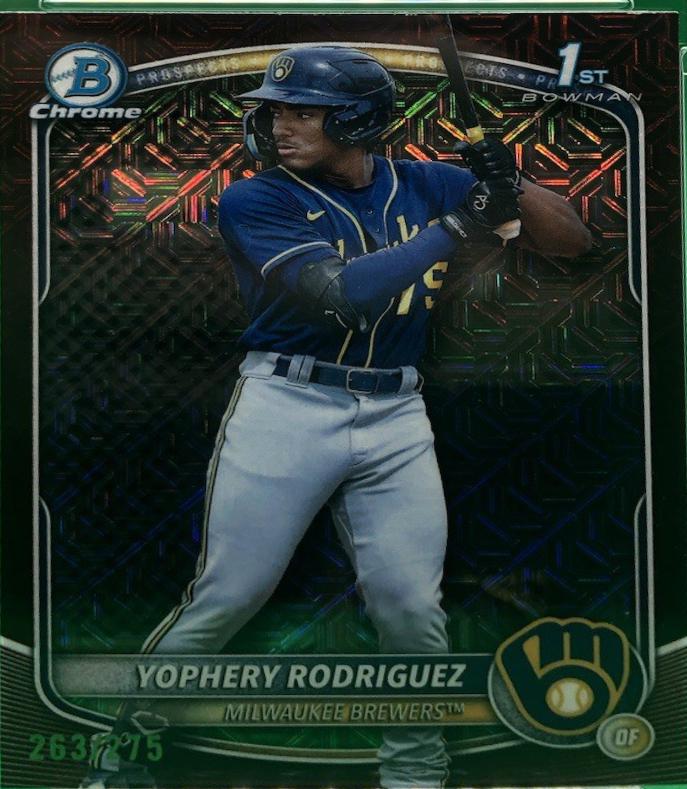 Yophery Rodriguez [Burgundy Refractor] #BCP-36