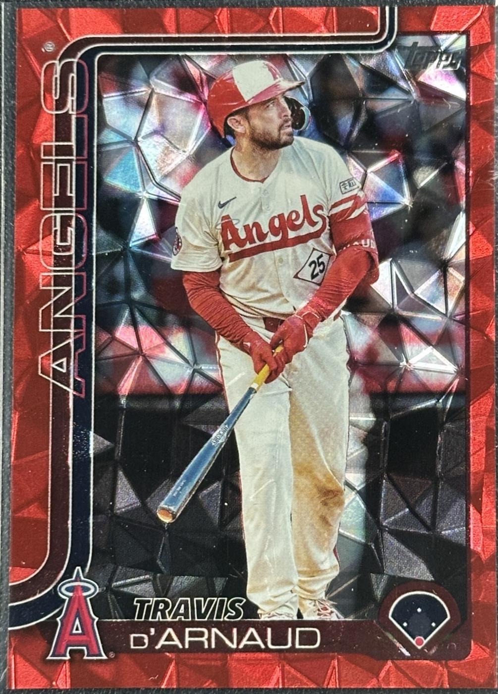 Travis d'Arnaud [Red Diamante Foil] #US33