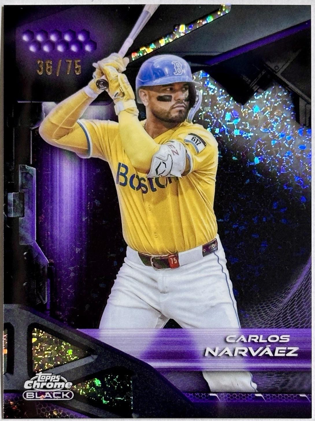 Carlos Narvaez [Purple Mini-Diamond Refractor] #188