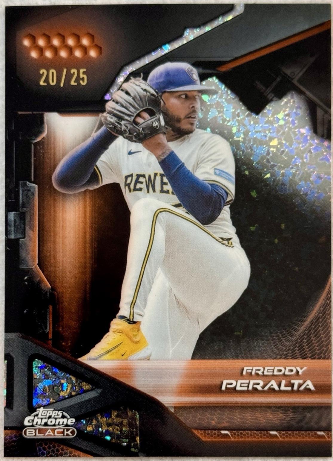 Freddy Peralta [Orange Mini-Diamond Refractor] #154