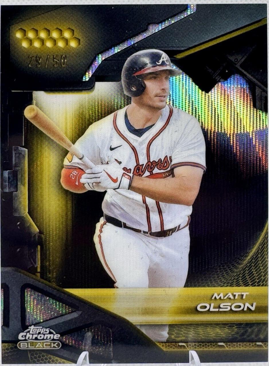 Matt Olson [Gold Wave Refractor] #15