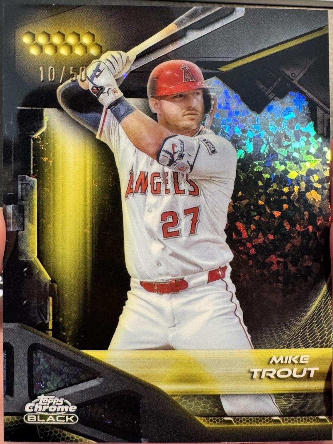 Mike Trout [Gold Mini-Diamond Refractor] #2