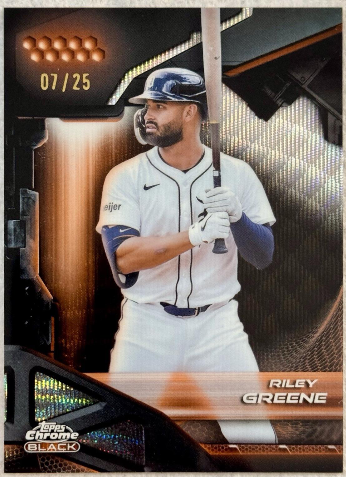 Riley Greene [Orange Wave Refractor] #90