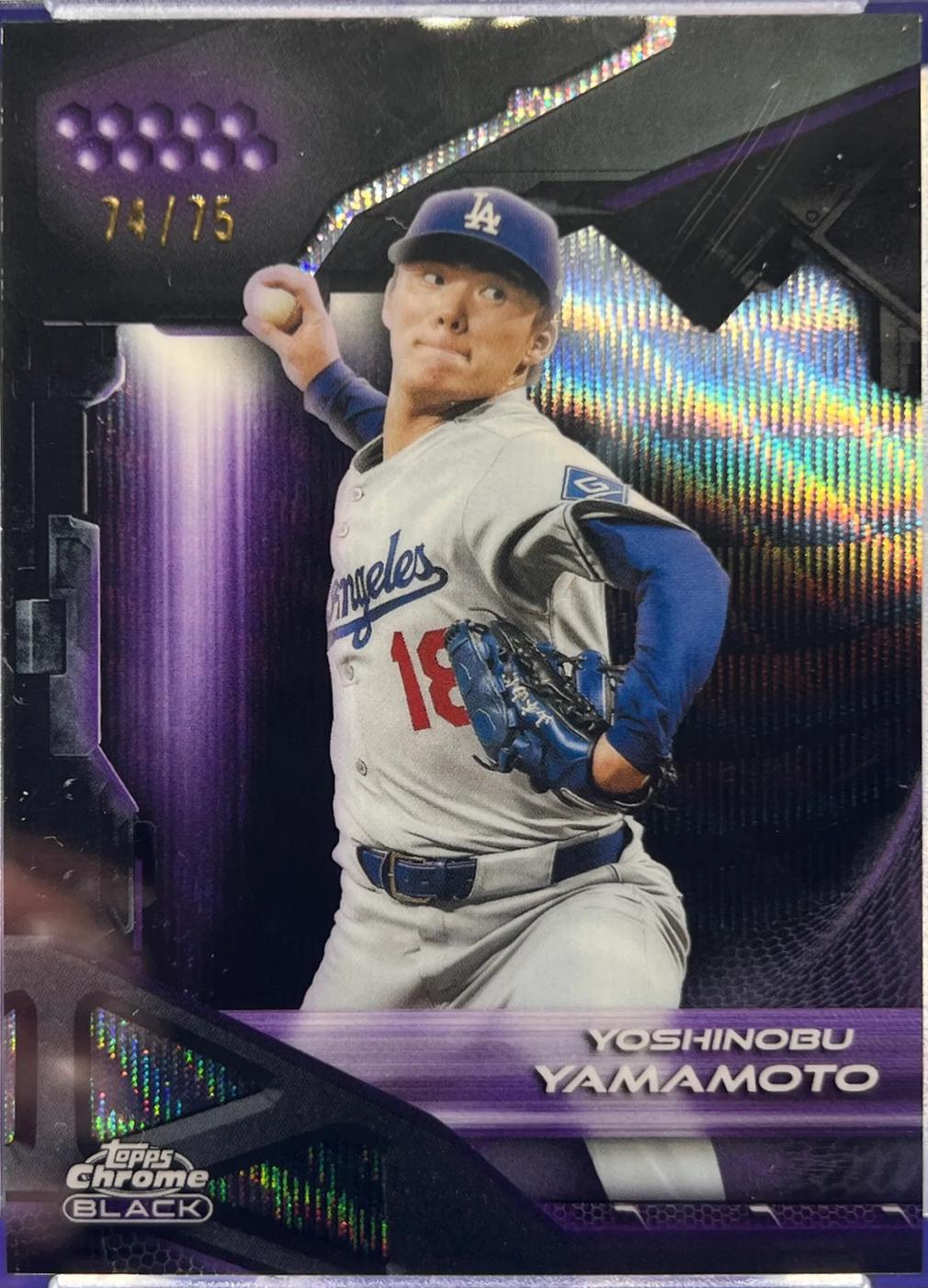 Yoshinobu Yamamoto [Purple Wave Refractor] #49