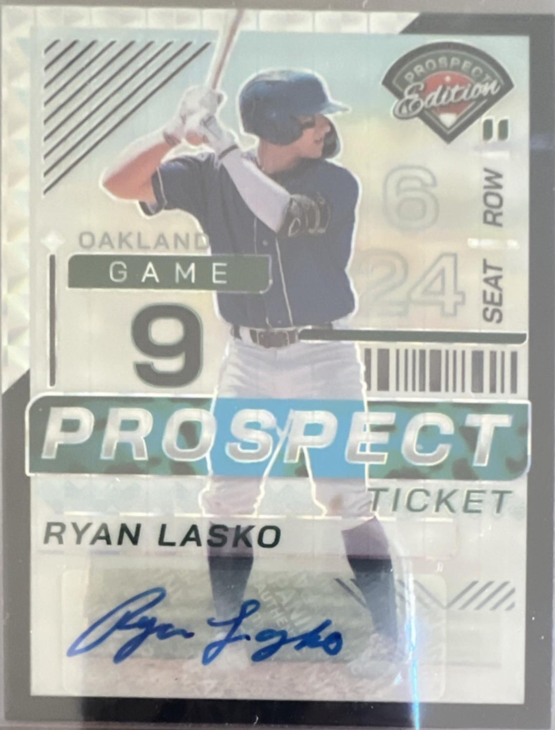Ryan Lasko [Black Pandora Holo Ticket Signature] #1