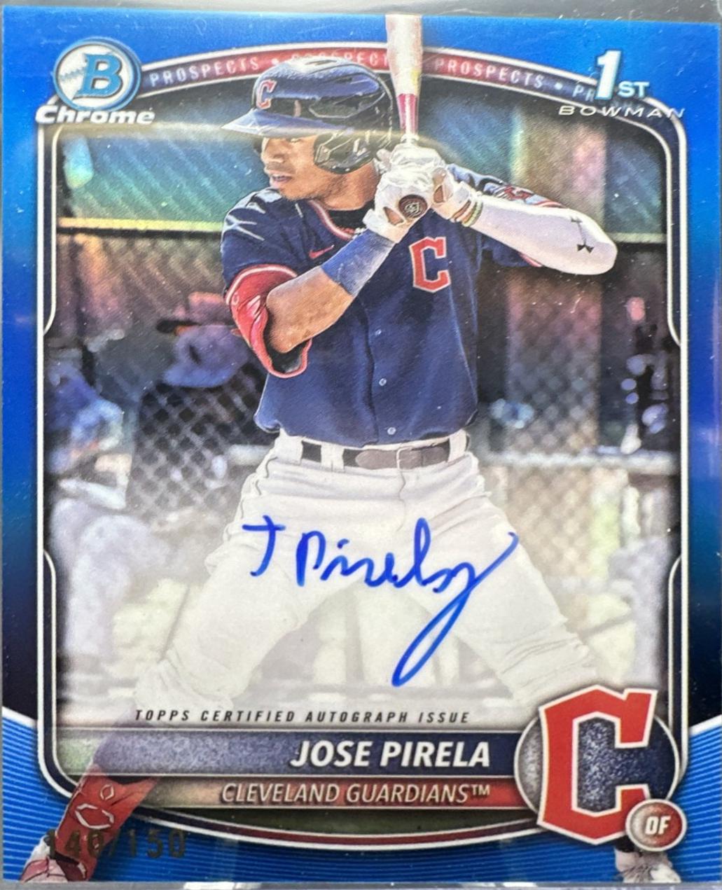 Jose Pirela [Blue Mojo Refractor] #CPA-JP