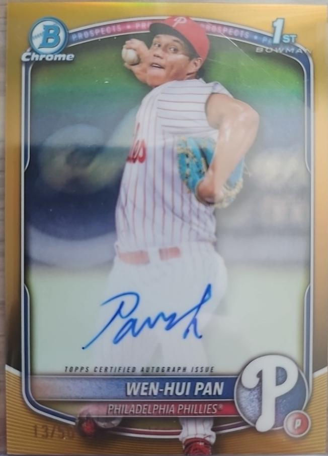 Wen-Hui Pan [Gold Mojo Refractor] #CPA-WP