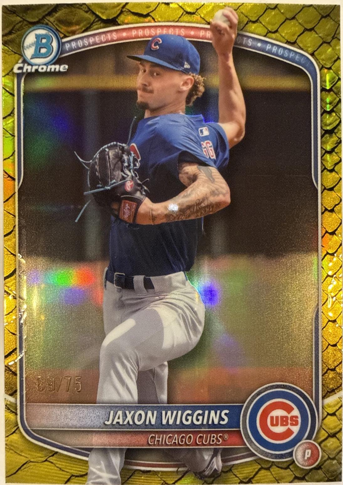 Jaxon Wiggins [Yellow Reptilian Refractor] #BDC-173
