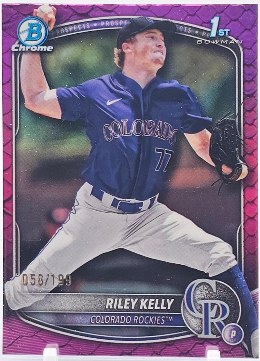 Riley Kelly [Fuchsia Reptilian Refractor] #BDC-79