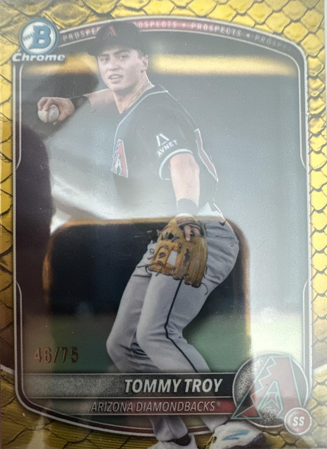 Tommy Troy [Yellow Reptilian Refractor] #BDC-36