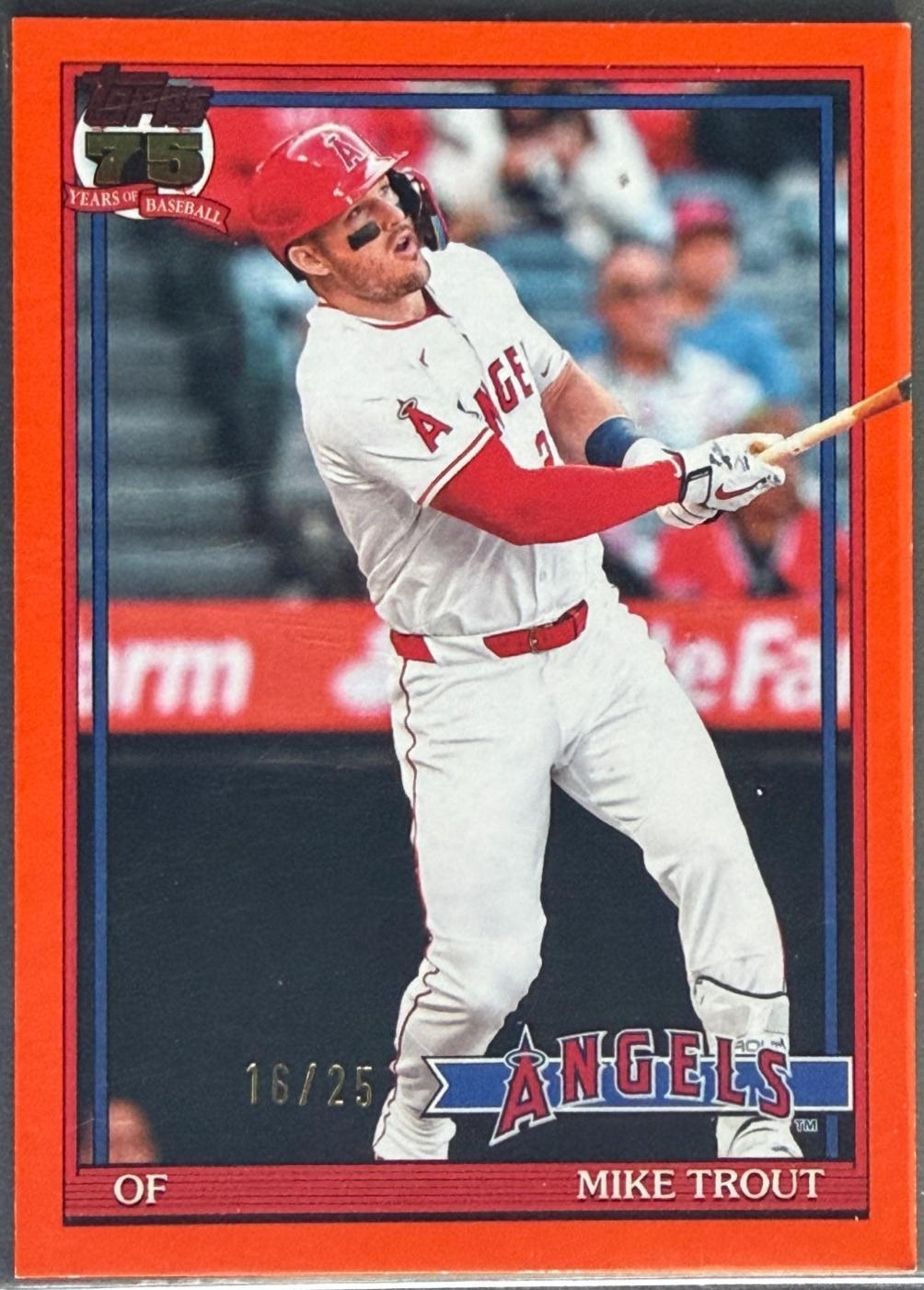 Mike Trout [Orange] #T91-1