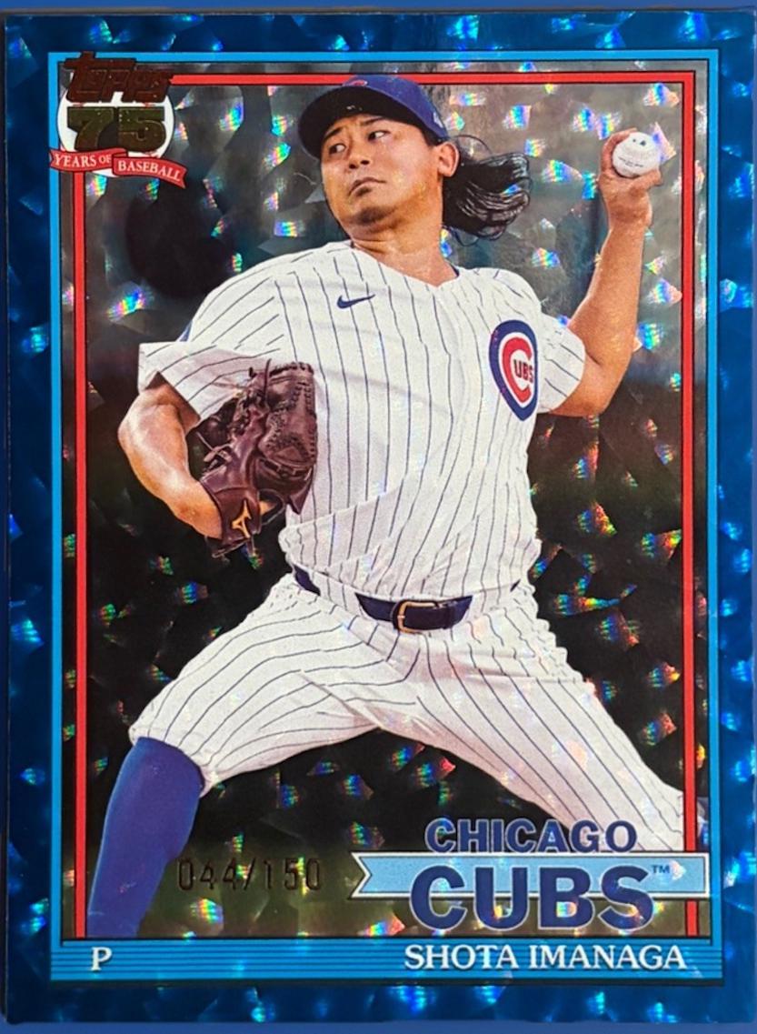 Shota Imanaga [Blue Crackleboard Foil] #T91-89
