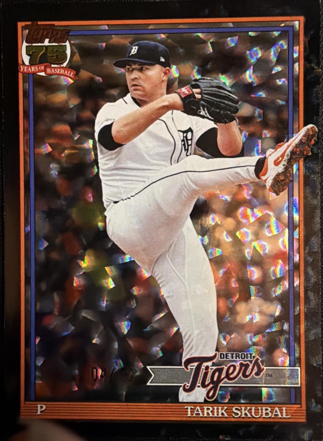 Tarik Skubal [Black Crackleboard Foil] #T91-79