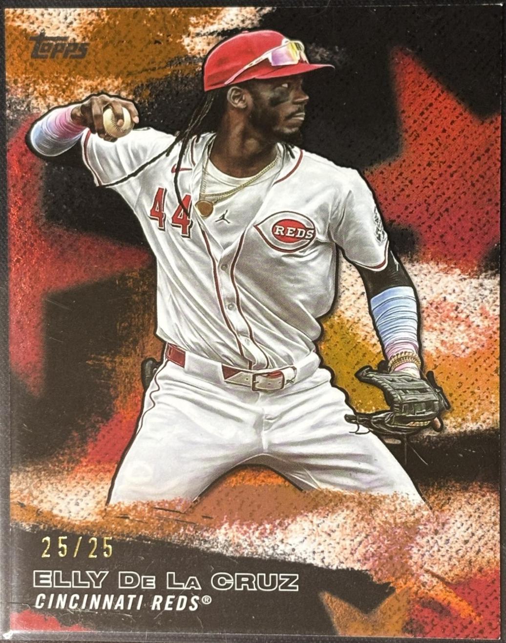 Elly De La Cruz [Orange Crackleboard Foil] #SMLB-12