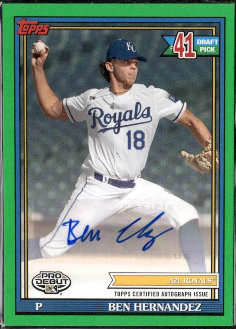 Ben Hernandez [Green Autograph] #PD-178