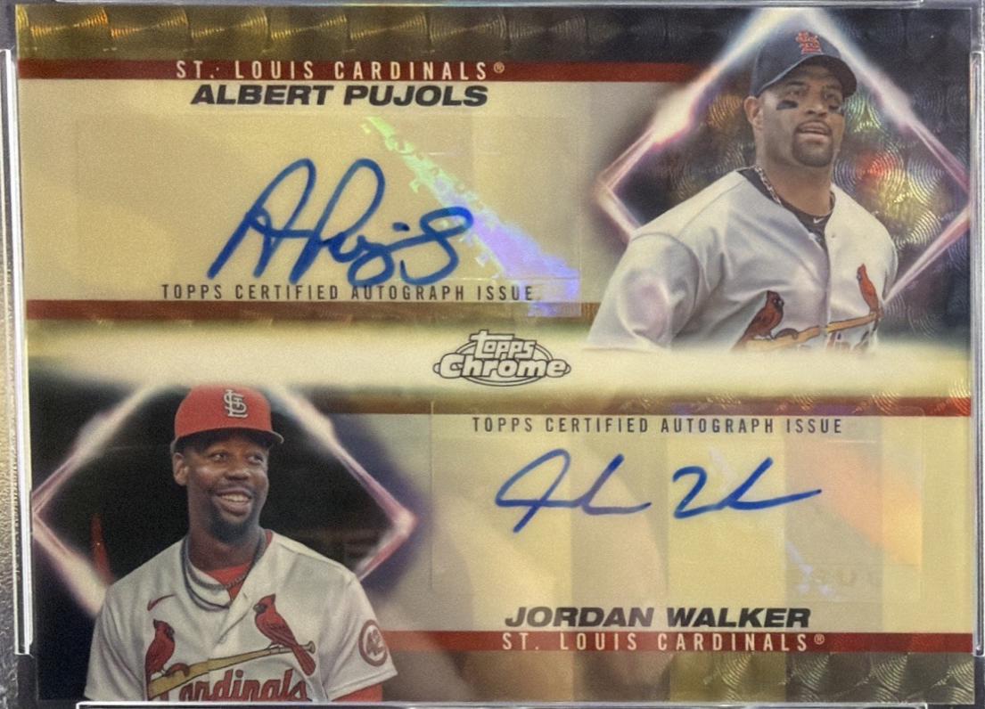 Jordan Walker, Albert Pujols [Superfractor] #DA-PW