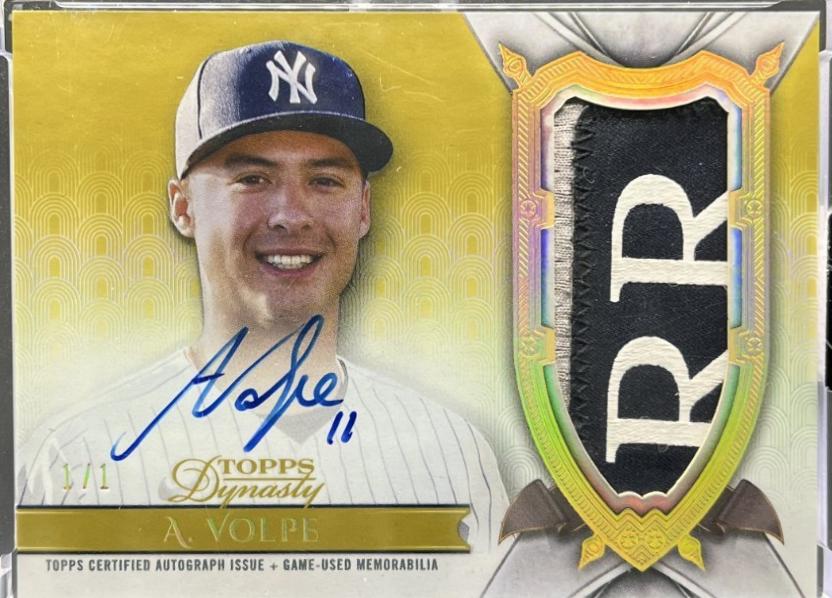 Anthony Volpe [Gold Autograph Patch] #DAP-AV5
