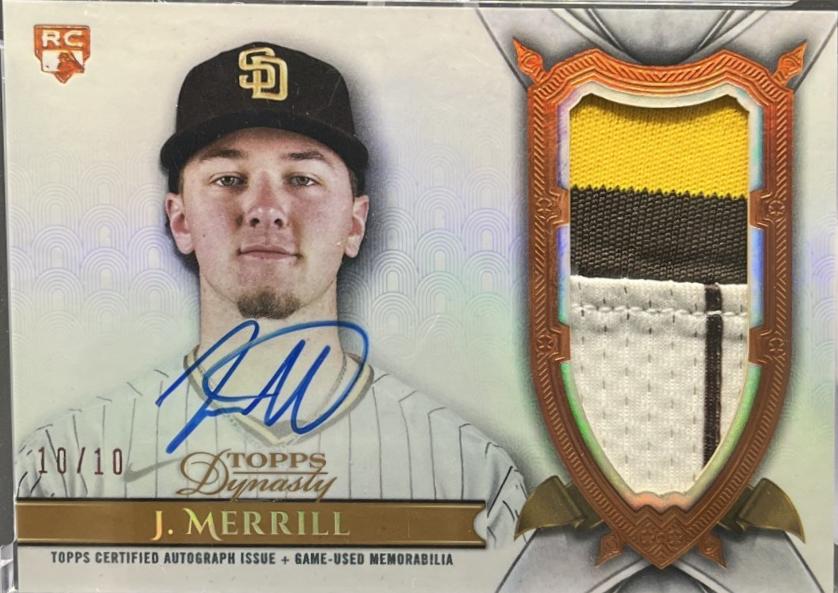 Jackson Merrill [Autograph Patch] #DAP-JM4