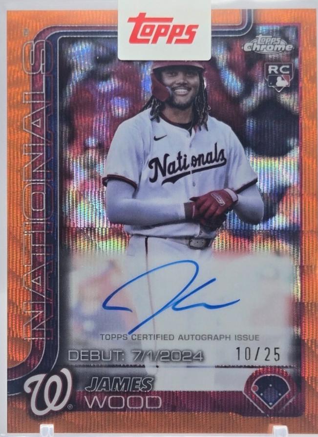 James Wood [Orange Wave Refractor] #CRDA-JWO