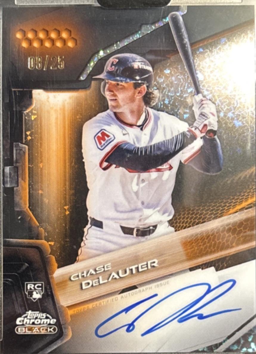 Chase DeLauter [Orange Refractor] #CBA-CDE