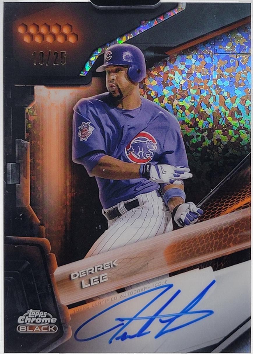 Derrek Lee [Orange Mini-Diamond Refractor] #CBA-DL