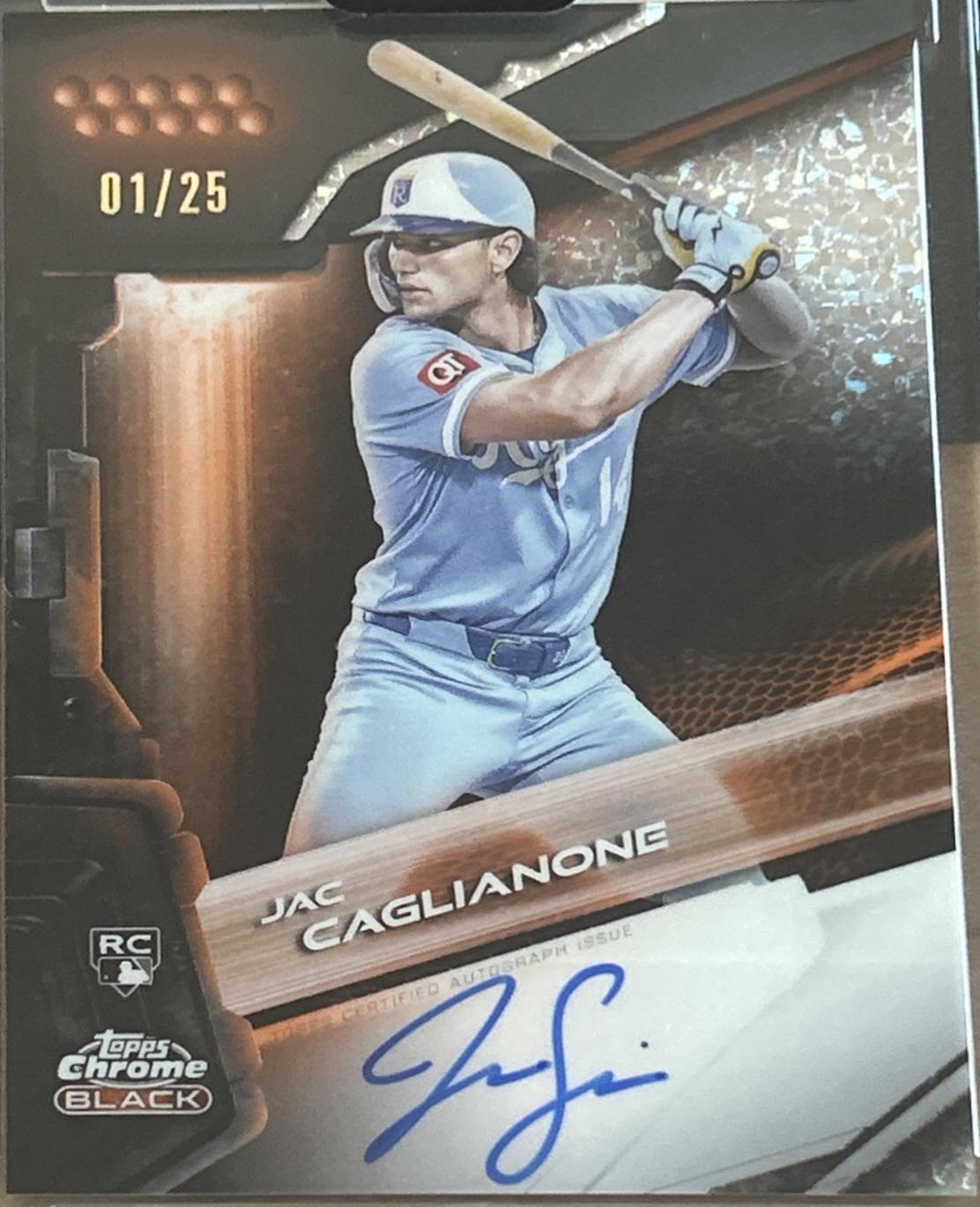 Jac Caglianone [Orange Mini-Diamond Refractor] #CBA-CAG