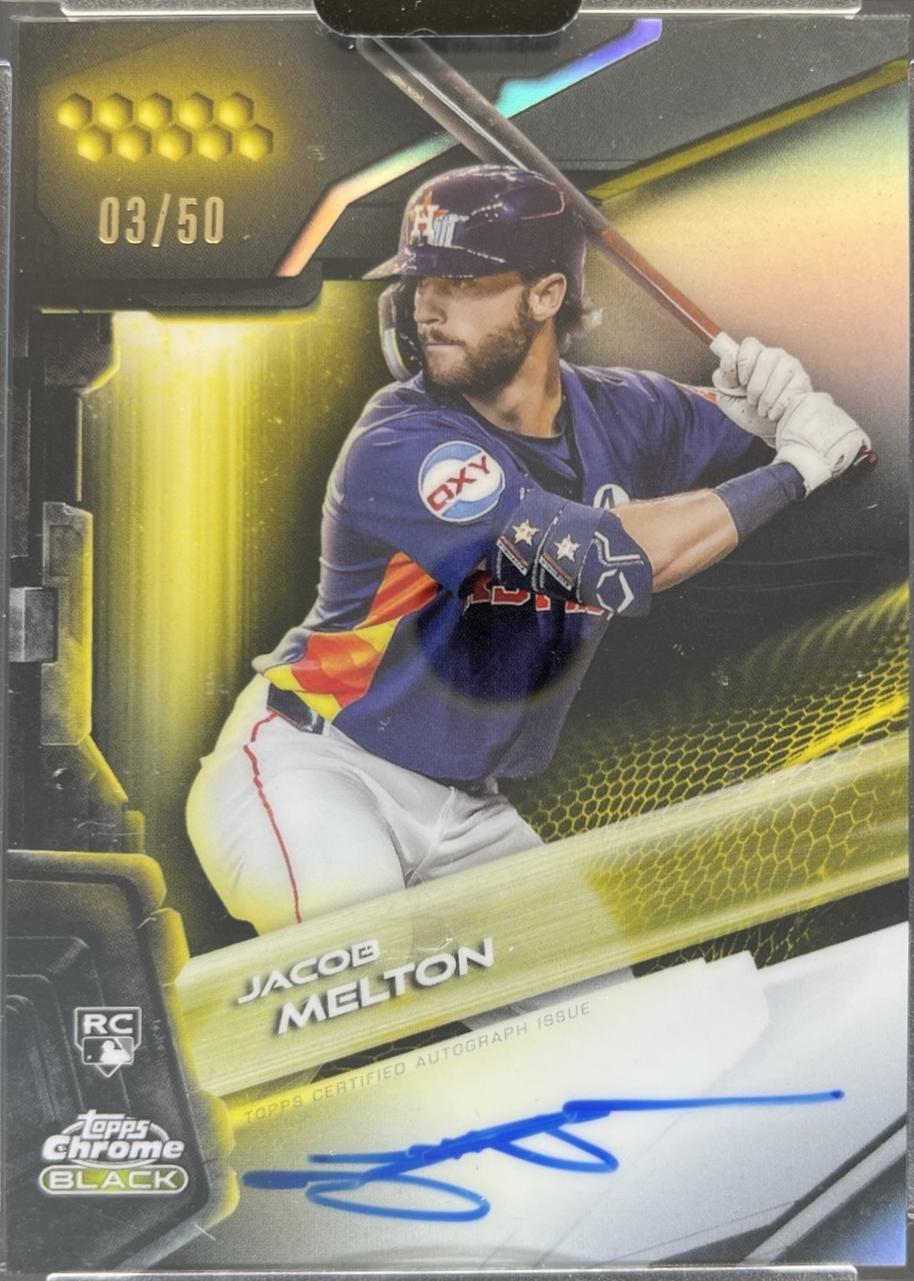 Jacob Melton [Gold Refractor] #CBA-JM