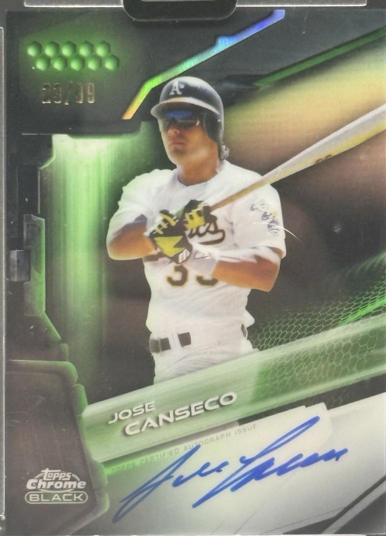 Jose Canseco [Green Refractor] #CBA-JCA