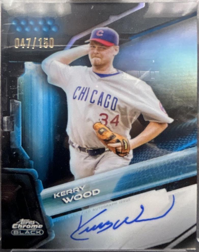 Kerry Wood [Blue Refractor] #CBA-KW