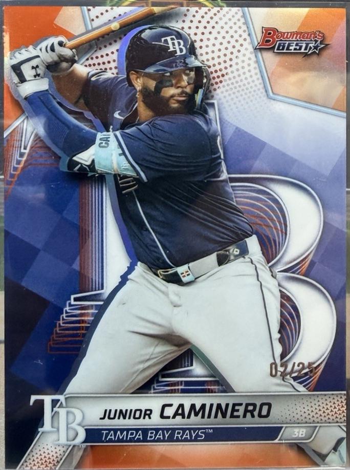 Junior Caminero [Orange Refractor] #53