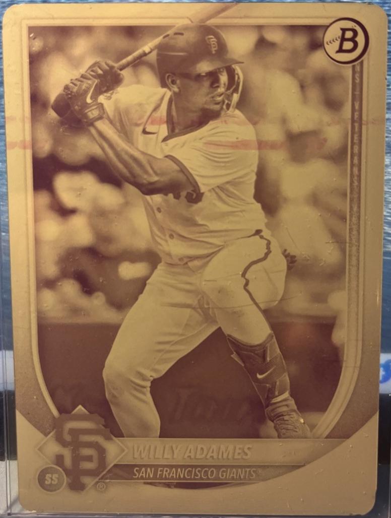 Willy Adames [Printing Plate] #60