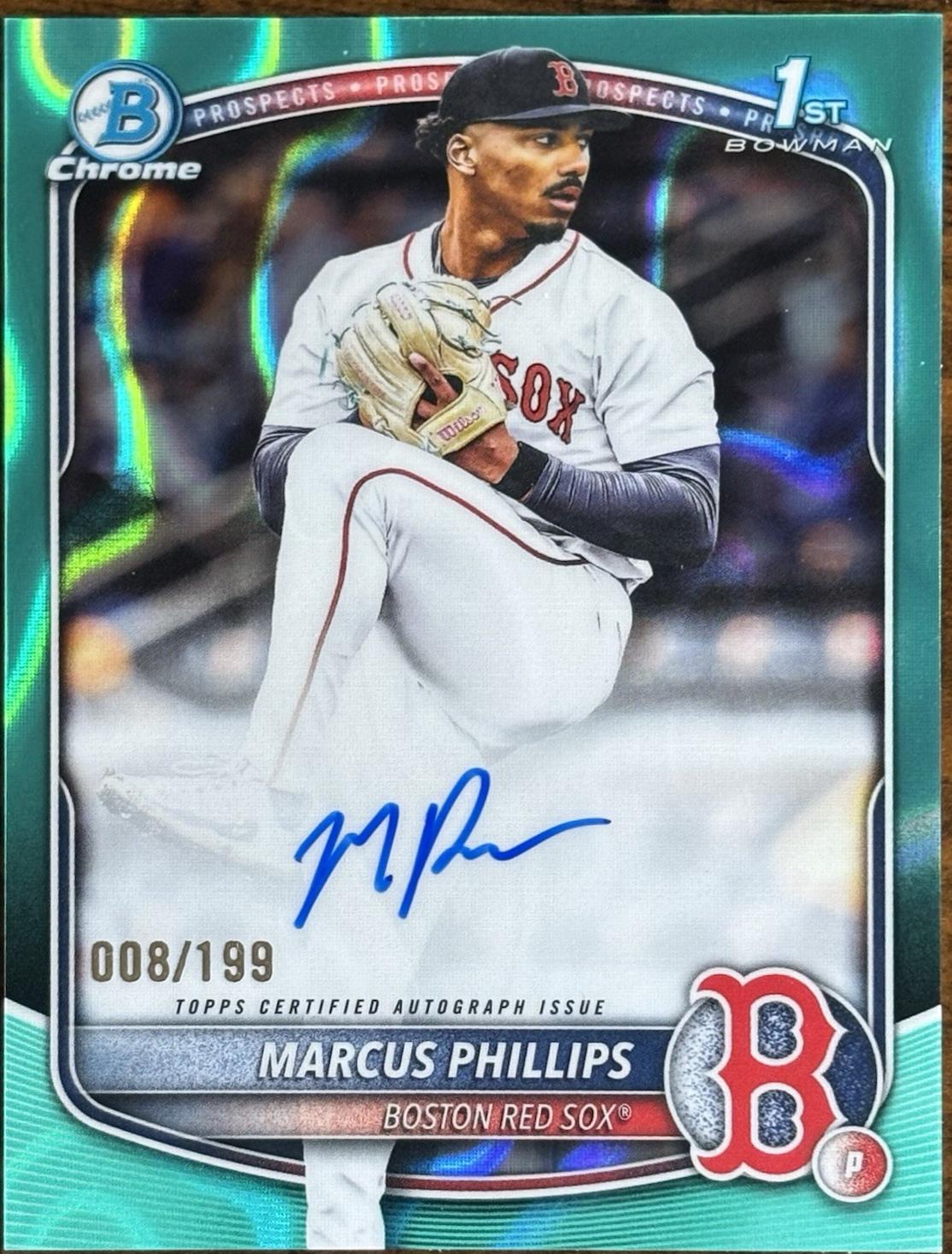 Marcus Phillips [Aqua Lava Refractor] #CPA-MP