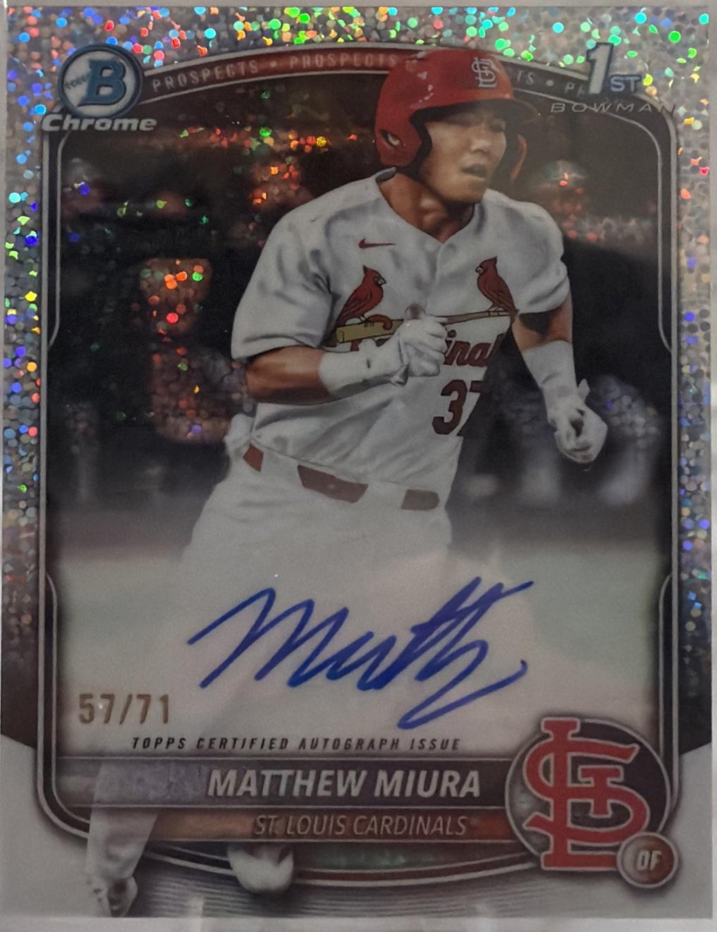 Matthew Miura [Sparkle Refractor] #CPA-MMI