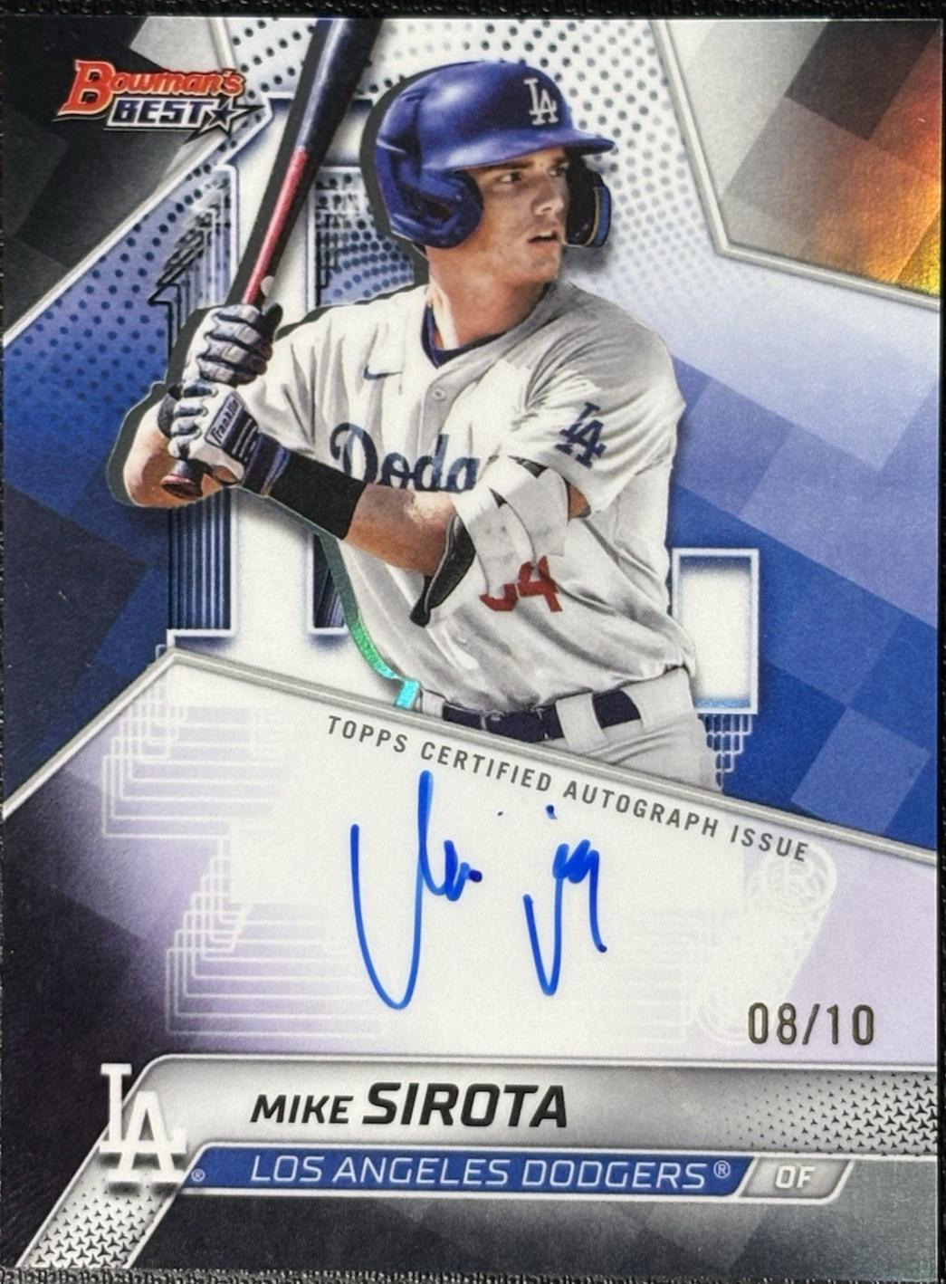 Mike Sirota [Black Refractor] #B25-MSI