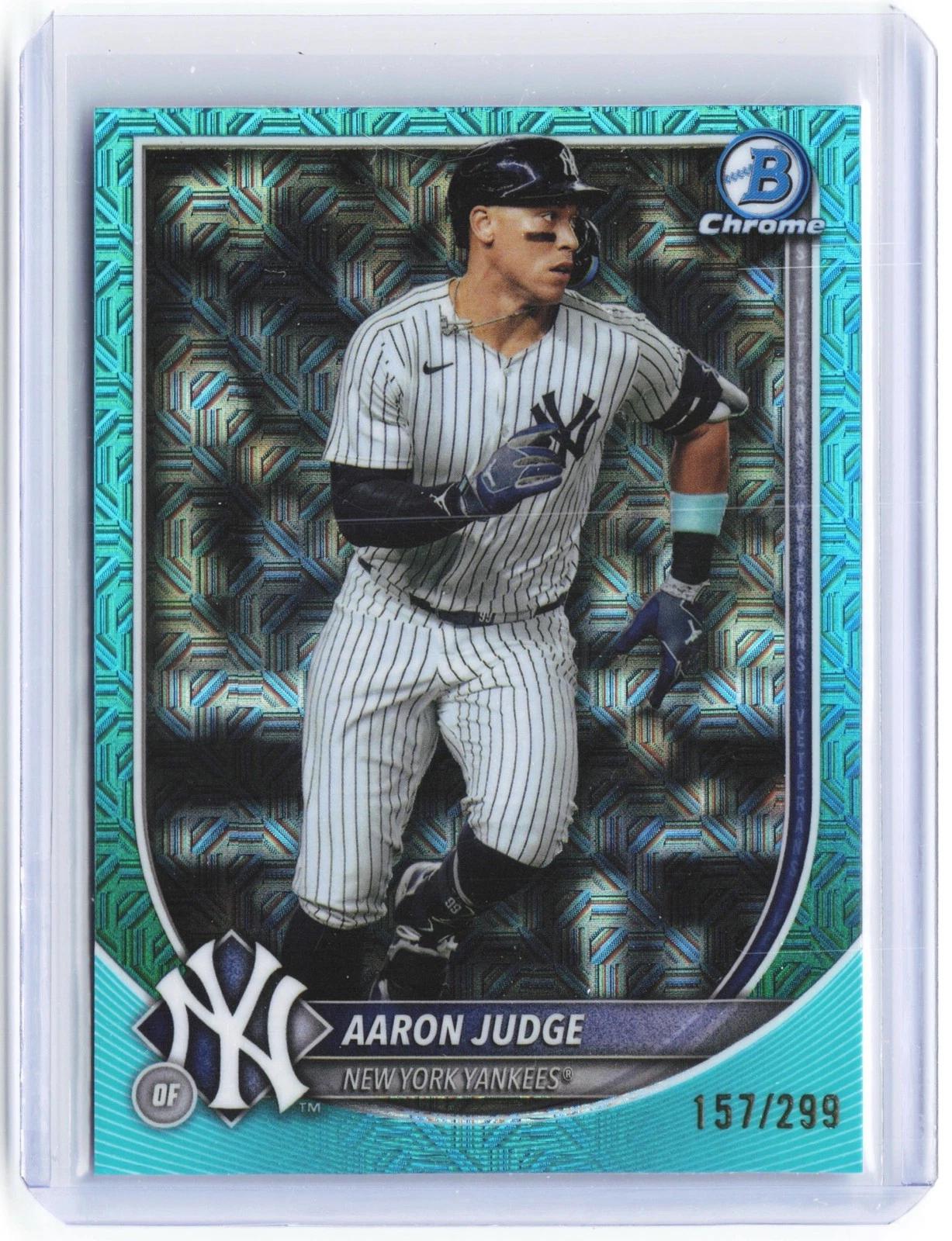 Aaron Judge [Aqua Mojo Refractor] #99