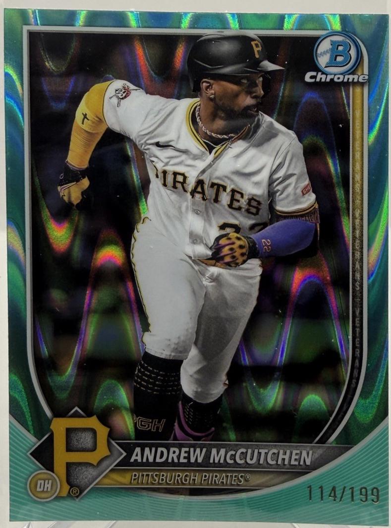 Andrew McCutchen [Aqua Wave Refractor] #24