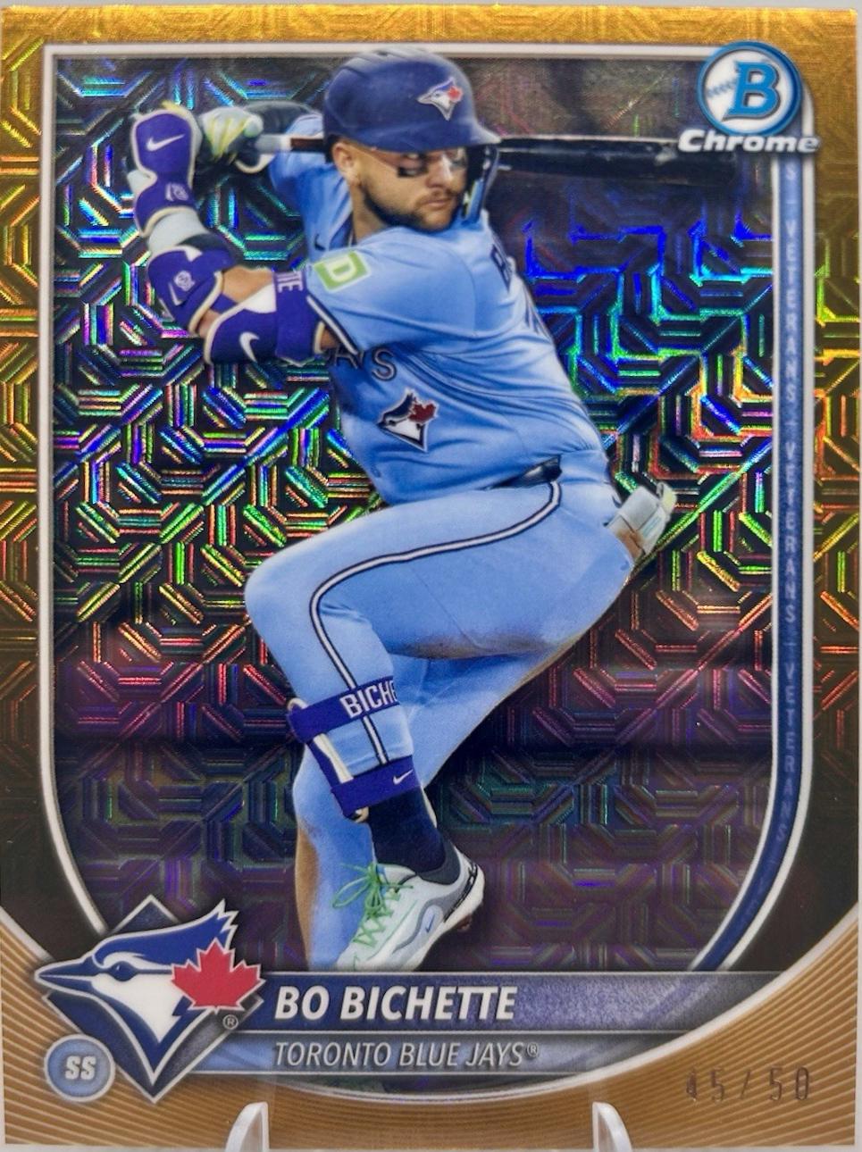 Bo Bichette [Gold Mojo Refractor] #56