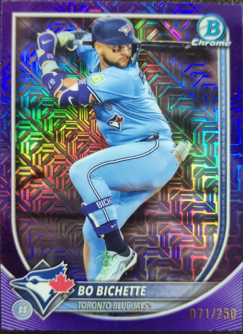 Bo Bichette [Purple Mojo Refractor] #56